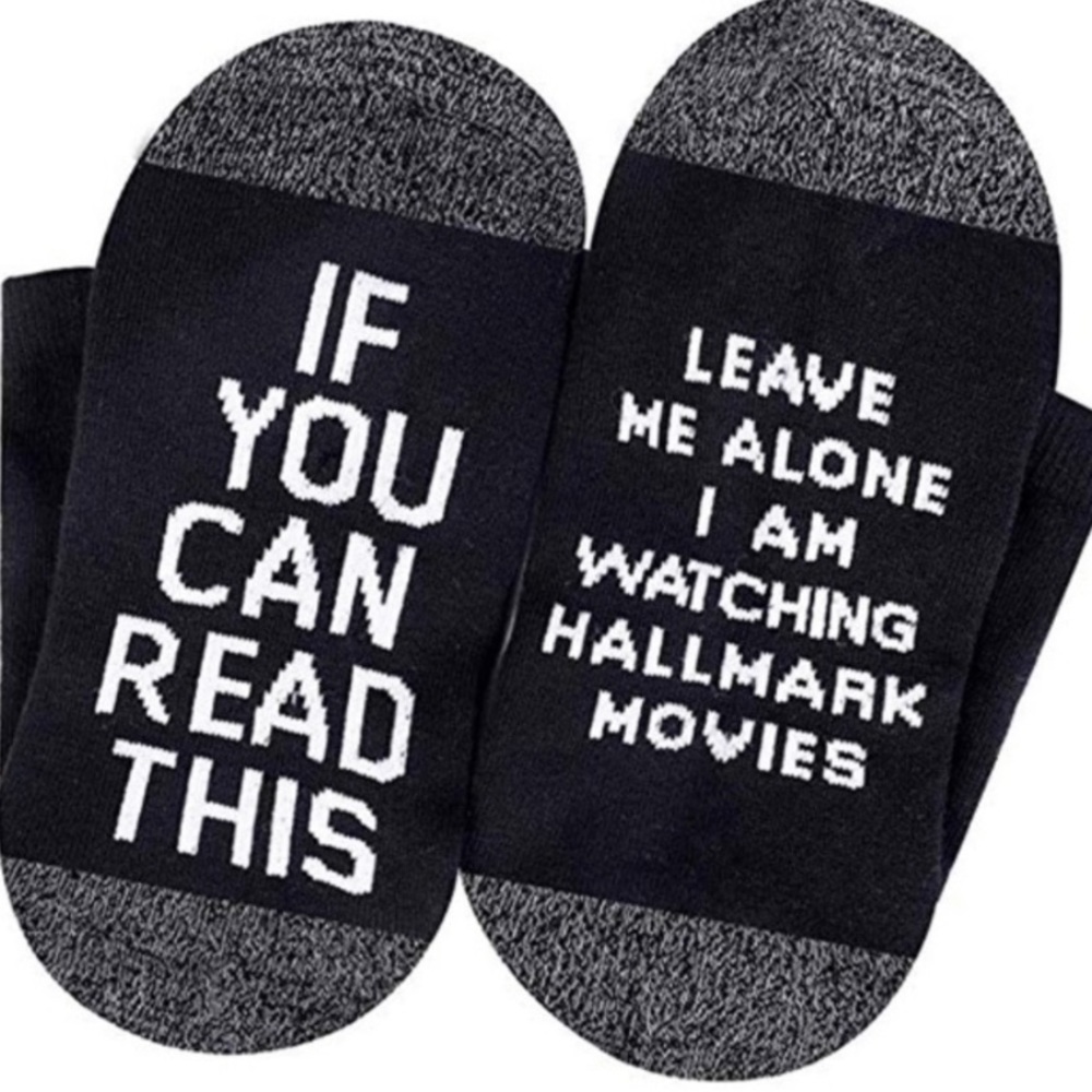 NEW If You Can Read This Socks | Hallmark Movies